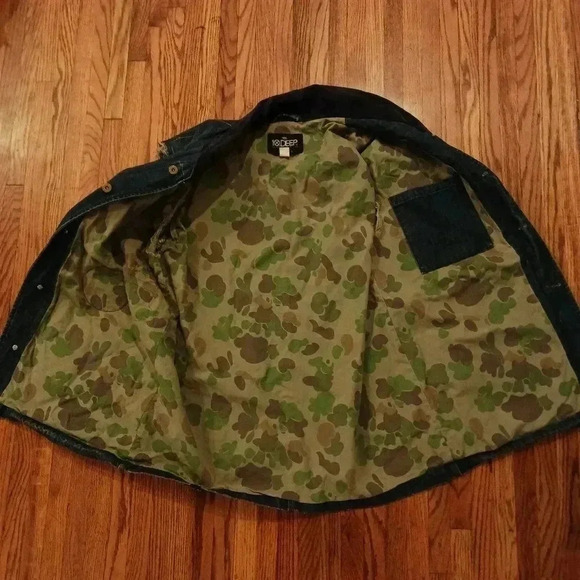 10.Deep Mens Denim Vest Size XL - Picture 4 of 7